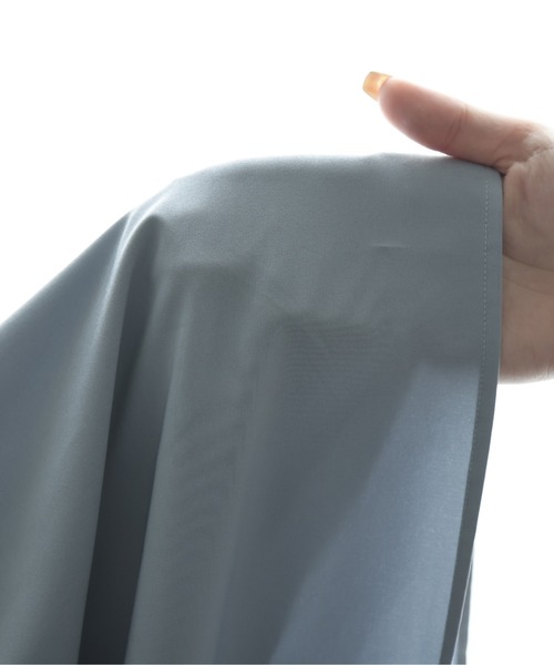 SUGAR BISKET（シュガービスケット）の「パフ袖ティアードワンピース（ワンピース・レディース・ブラック/ブルーグレー/ホワイト系その他/ブラック系その他・M/L）」の14枚目の写真