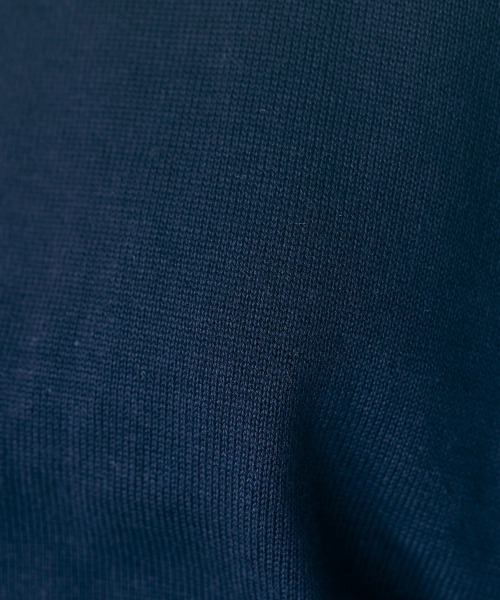 marun（マルン）の「＜大きいサイズ＞ 配色プチリボンニット marun（ニット/セーター・レディース・ネイビー系/ホワイト系・4L/5L/L/3L/LL）」の9枚目の写真