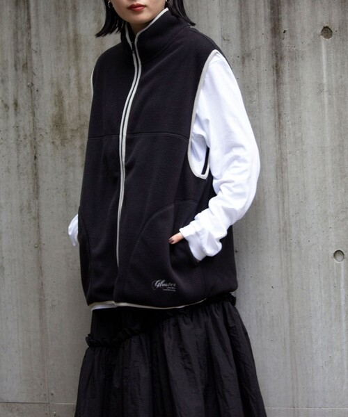 GLOSTER(グロスター)の「【GLOSTER/グロスター】フリース配色ベスト ジップアップ(ベスト・メンズ・ブラウン/ブラック/グレイッシュベージュ・S/M/L)」の17枚目の写真