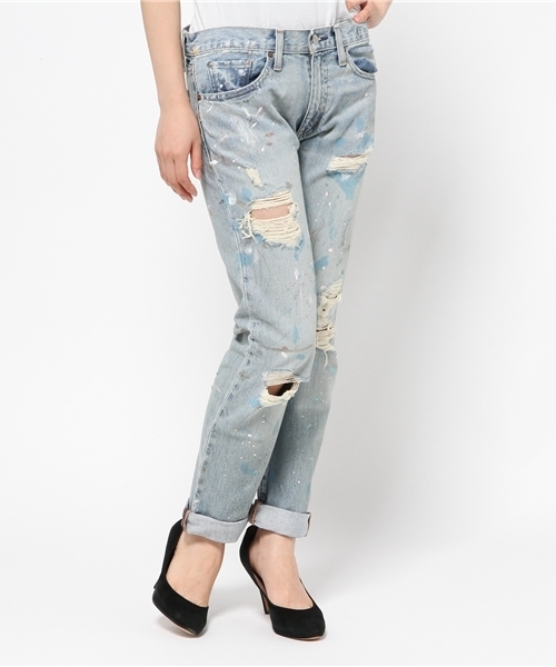 Denim & Supply Ralph Lauren（デニムアンドサプライラルフローレン）の「Bloomfield ボーイフレンド ジーンズ（デニムパンツ・レディース・ブルー・25/28/24/29/26/27）」の13枚目の写真