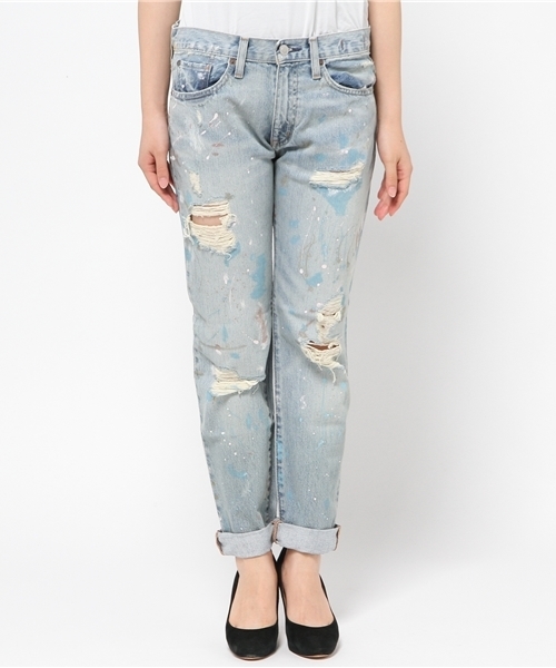 Denim & Supply Ralph Lauren（デニムアンドサプライラルフローレン）の「Bloomfield ボーイフレンド ジーンズ（デニムパンツ・レディース・ブルー・25/28/24/29/26/27）」の6枚目の写真