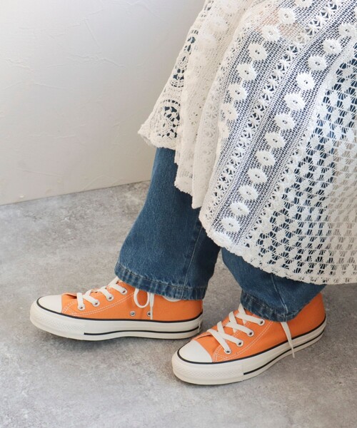 CONVERSE ALL STAR（コンバースオールスター）の「【CONVERSE/コンバース】オールスターHI（スニーカー・レディース・ピンク/オレンジ・23.5/24.5）」の3枚目の写真