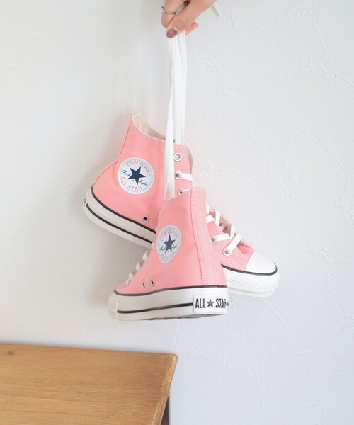 CONVERSE ALL STAR（コンバースオールスター）の「【CONVERSE/コンバース】オールスターHI（スニーカー・レディース・ピンク/オレンジ・23.5/24.5）」の4枚目の写真