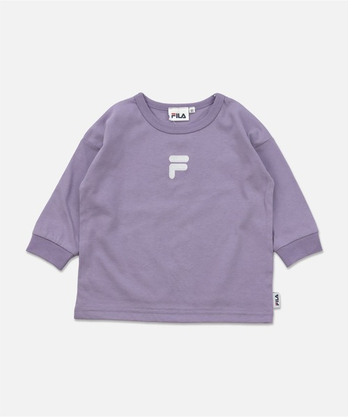 FILA(フィラ)の「FILA / フィラ ロゴ長袖Tシャツ(Tシャツ/カットソー・キッズ・F/D/C/H/G/B/E/A/I・80cm/130cm/110cm/120cm/90cm/100cm)」の1枚目の写真