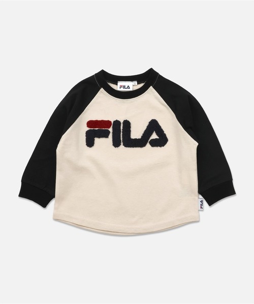 FILA(フィラ)の「FILA / フィラ ロゴ長袖Tシャツ(Tシャツ/カットソー・キッズ・F/D/C/H/G/B/E/A/I・80cm/130cm/110cm/120cm/90cm/100cm)」の4枚目の写真