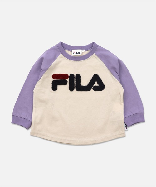 FILA(フィラ)の「FILA / フィラ ロゴ長袖Tシャツ(Tシャツ/カットソー・キッズ・F/D/C/H/G/B/E/A/I・80cm/130cm/110cm/120cm/90cm/100cm)」の5枚目の写真