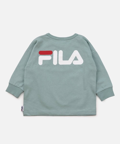 FILA(フィラ)の「FILA / フィラ ロゴ長袖Tシャツ(Tシャツ/カットソー・キッズ・F/D/C/H/G/B/E/A/I・80cm/130cm/110cm/120cm/90cm/100cm)」の11枚目の写真