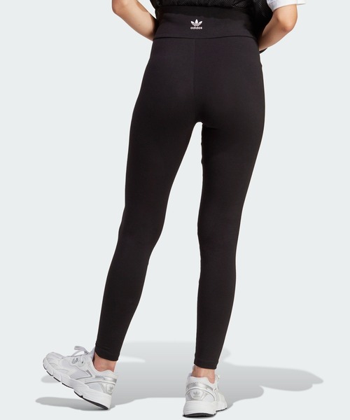 adidas（アディダス）の「アディカラー エッセンシャルズ レギンス / アディダスオリジナルス adidas Originals（レギンス/スパッツ・レディース・ブラック・XX-LARGE/X-LARGE/SMALL/X-SMALL/MEDIUM/LARGE）」の2枚目の写真