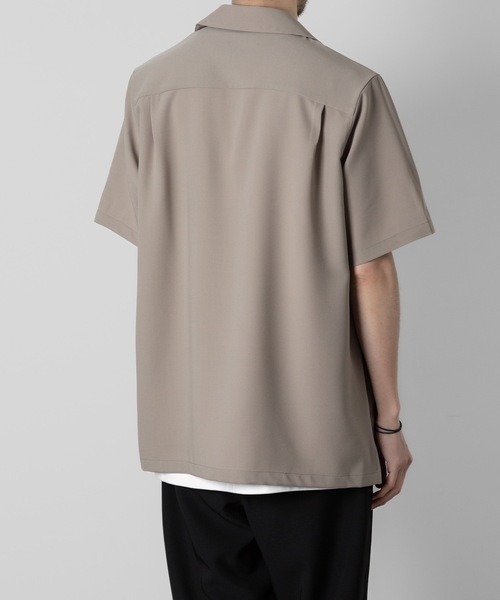 ATTACHMENT(アタッチメント)の「PE コンパクトツイル スリムフィット オープンカラーS/Sシャツ / PE COMPACT TWILL SLIM FIT OPEN COLLAR S/S SHIRT(シャツ/ブラウス・メンズ・ブラック/ベージュ/グレー/ホワイト・1/2/3)」の14枚目の写真