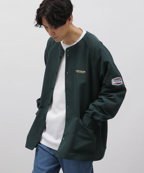 LAKOLE（ラコレ）の「刺繍ベースボールシャツ / 967903（シャツ/ブラウス・メンズ・グレー/ブラック/グリーン・LARGE/MEDIUM）」の3枚目の写真