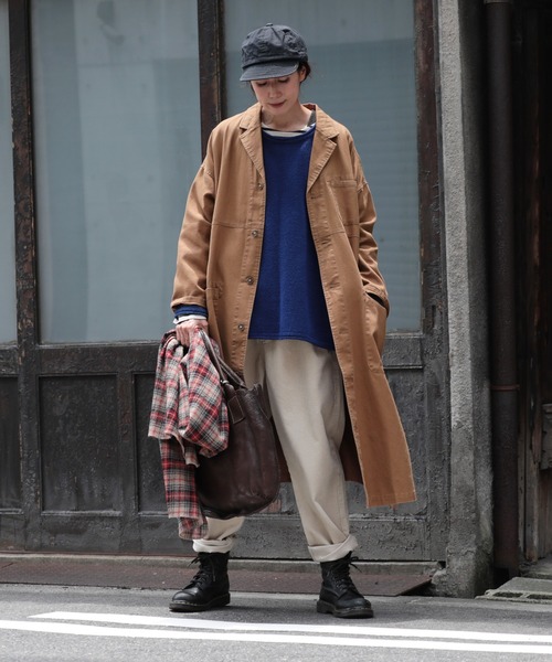 ゆったり想いを巡らすコート（ステンカラーコート）｜soulberry