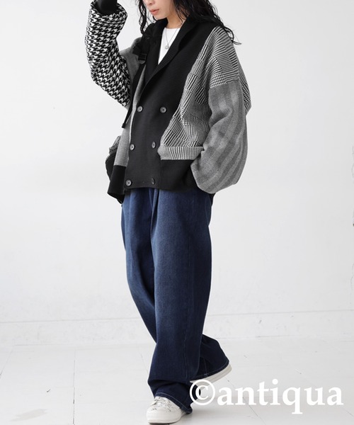 DISCOVERED - LOOPING KNIT CARDIGAN / ブラック | Tempt