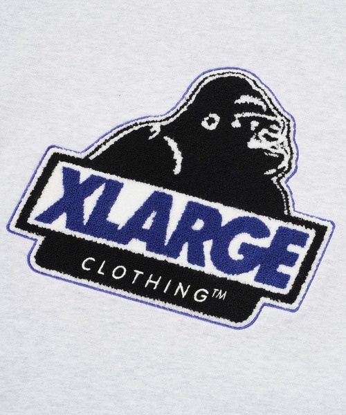 XLARGE（エクストララージ）の「CHENILLE SLANTED OG CREWNECK SWEATSHIRT（スウェット・メンズ・アッシュ/バーガンディー/ネイビー/グリーン/ブラック・XL/L/M/S）」の13枚目の写真