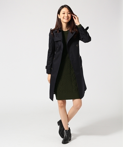 GLOBAL WORK（グローバルワーク）の「7ゲージコットンアクリルケーブルニットワンピース/567432（ワンピース・レディース・ホワイト/ボルドー/ネイビー/グレー/カーキ/グレー系その他・MEDIUM/LARGE）」の10枚目の写真