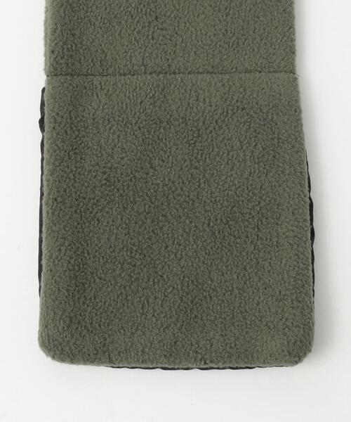 THE NORTH FACE(ザノースフェイス)の「<THE NORTH FACE>キャンベル フリース マフラー(マフラー・キッズ・ブラック/オリーブ・FREE)」の4枚目の写真