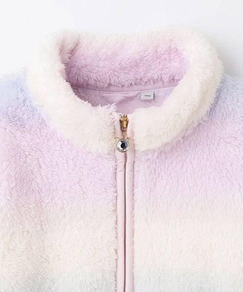 ANY（エニィ）の「ネコポケットボアブルゾン（ブルゾン・キッズ・サックスブルー系/ブラック系/ブラウン系1/ライラック系8/ピンク系/ライラック系/ローズ系・130/100/120/110）」の20枚目の写真