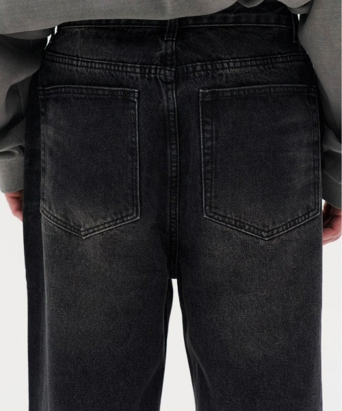 REON STUDIO（レオンスタジオ）の「【RE:ON STUDIO】WASHED WIDE DENIM（デニムパンツ・メンズ・ブルー/ブラック・M/L）」の16枚目の写真
