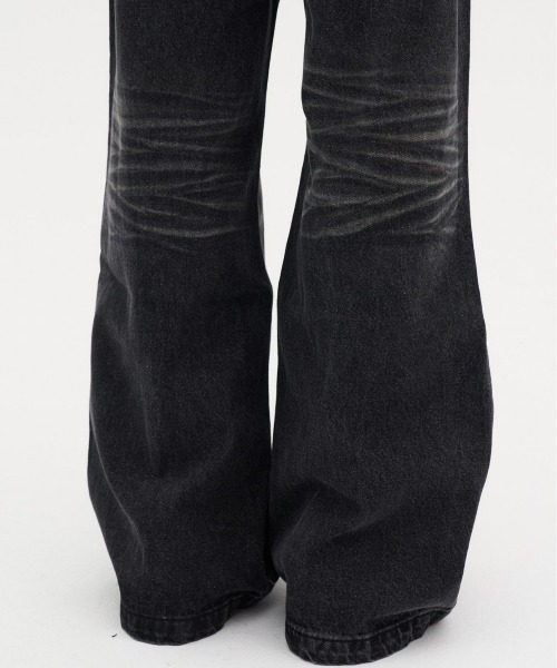 REON STUDIO（レオンスタジオ）の「【RE:ON STUDIO】WASHED WIDE DENIM（デニムパンツ・メンズ・ブルー/ブラック・M/L）」の18枚目の写真