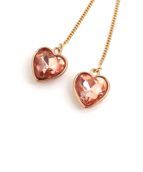 apres les cours（アプレレクール）の「ハートチャーム付きベロアカチューシャ（カチューシャ・キッズ・ブラック/ベージュ・FREE）」の6枚目の写真