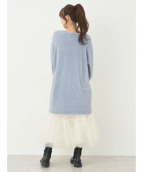 earth music&ecology(アースミュージックアンドエコロジー)の「ミニシャギーチュニック(チュニック・レディース・グレイッシュベージュ/ブラウン/ブルー・FREE)」の22枚目の写真