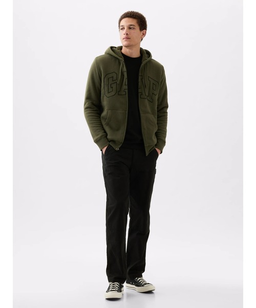 GAP（ギャップ）の「GAPロゴ ボアライナー ジップアップ パーカー(ユニ
