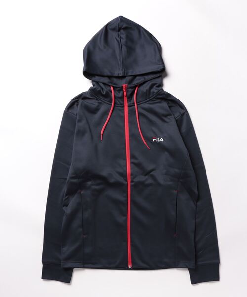 FILA（フィラ）の「《FILA》フルジップパーカー FM6560（パーカー・メンズ・ブラック/グレー/ネイビー・LL/M/L）」の3枚目の写真