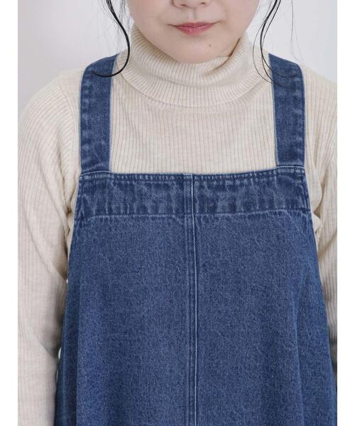 Samansa Mos2（サマンサ モスモス）の「デニムジャンパースカート（ワンピース・レディース・ネイビー・F）」の11枚目の写真