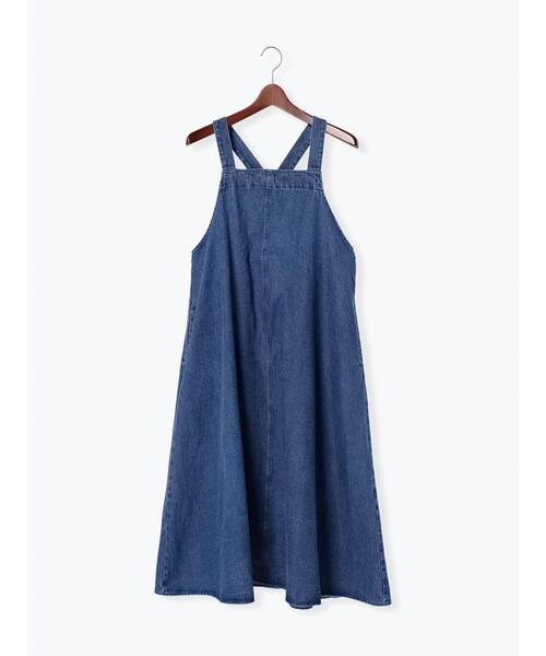 Samansa Mos2（サマンサ モスモス）の「デニムジャンパースカート（ワンピース・レディース・ネイビー・F）」の18枚目の写真