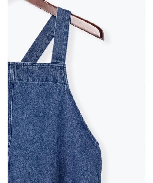 Samansa Mos2（サマンサ モスモス）の「デニムジャンパースカート（ワンピース・レディース・ネイビー・F）」の21枚目の写真