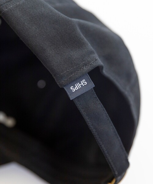 SHIPS（シップス）の「*【SHIPS別注】NICK GEAR: フラワー マイクロSHIPSロゴ オーバーフィットキャップ（キャップ・メンズ・ネイビー/ブラック・99）」の4枚目の写真