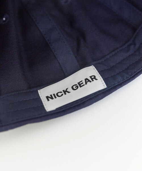 SHIPS（シップス）の「*【SHIPS別注】NICK GEAR: フラワー マイクロSHIPSロゴ オーバーフィットキャップ（キャップ・メンズ・ネイビー/ブラック・99）」の10枚目の写真