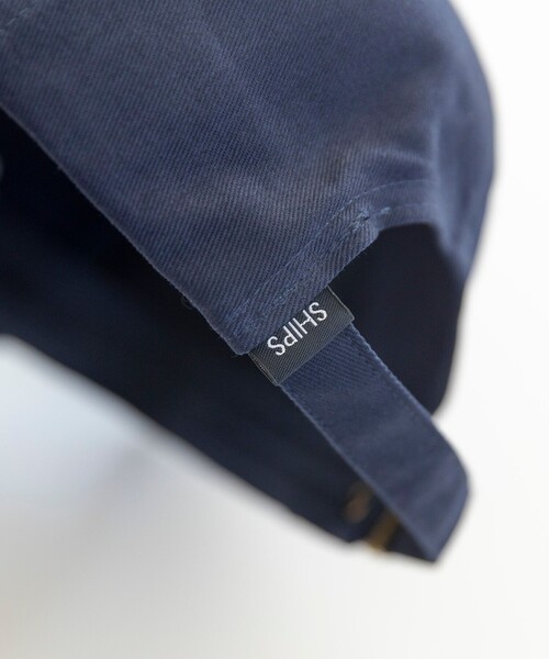 SHIPS（シップス）の「*【SHIPS別注】NICK GEAR: フラワー マイクロSHIPSロゴ オーバーフィットキャップ（キャップ・メンズ・ネイビー/ブラック・99）」の8枚目の写真