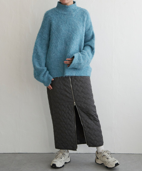 VENCEEXCHANGE（ヴァンスエクスチェンジ）の「ハートキルトダブルジップタイトスカート（スカート・レディース・ブラック/ライトグレー/ホワイト/チャコールグレー・FREE）」の19枚目の写真