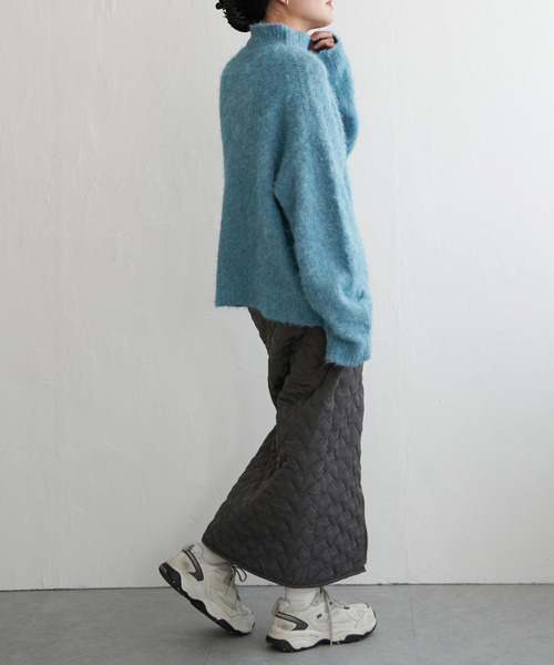 VENCEEXCHANGE（ヴァンスエクスチェンジ）の「ハートキルトダブルジップタイトスカート（スカート・レディース・ブラック/ライトグレー/ホワイト/チャコールグレー・FREE）」の18枚目の写真