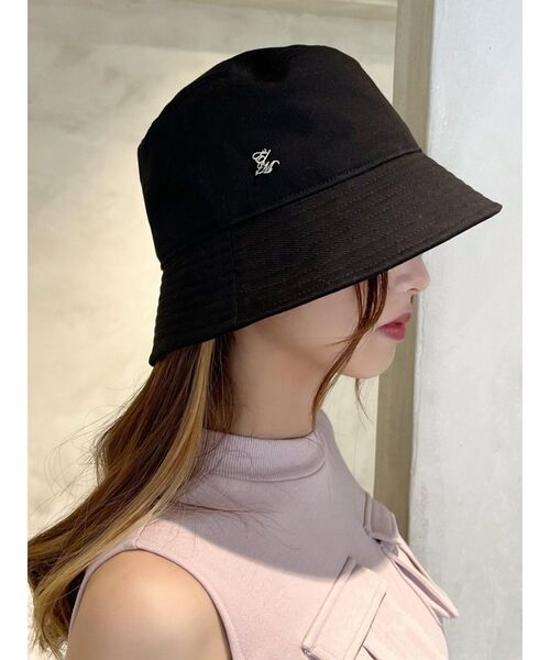 EATME（イートミー）の「E/Mバケットハット（ハット・レディース・ブラック/オフホワイト・FREE）」の6枚目の写真
