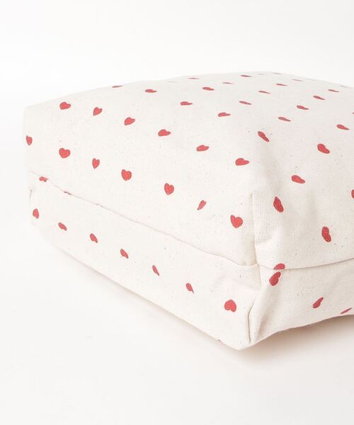 MIRO AMURETTE（ミロアミュレット）の「heart pattern tote/ハート柄トートバッグ（トートバッグ・レディース・ホワイト・FREE）」の12枚目の写真