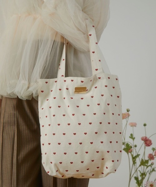 MIRO AMURETTE（ミロアミュレット）の「heart pattern tote/ハート柄トートバッグ（トートバッグ）」 WEAR