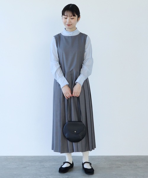 bulle de savon ビュルデサボン T/R プリーツワンピース 0301OP012241S18.jpg