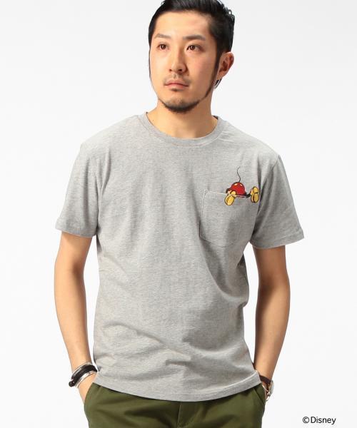B:MING by BEAMS（ビーミングバイビームス）の「Disney｜ビーミング by ビームス / ミッキーマウス クルーTシャツ（Tシャツ/カットソー・メンズ・ブラック/ブラック系その他/グレー/ホワイト・LARGE/X-LARGE/SMALL/MEDIUM）」の12枚目の写真