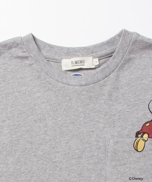 B:MING by BEAMS（ビーミングバイビームス）の「Disney｜ビーミング by ビームス / ミッキーマウス クルーTシャツ（Tシャツ/カットソー・メンズ・ブラック/ブラック系その他/グレー/ホワイト・LARGE/X-LARGE/SMALL/MEDIUM）」の11枚目の写真