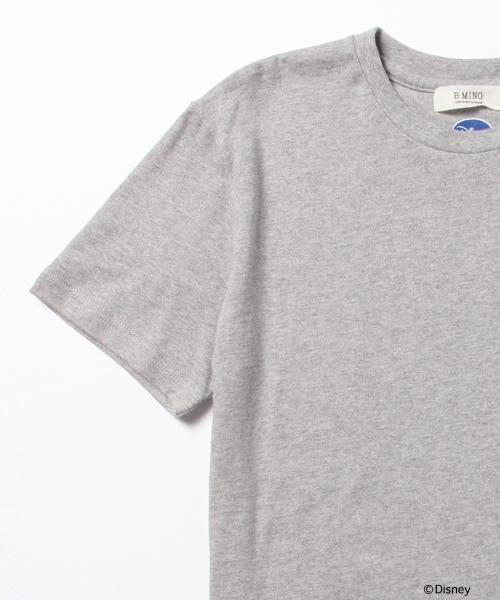 B:MING by BEAMS（ビーミングバイビームス）の「Disney｜ビーミング by ビームス / ミッキーマウス クルーTシャツ（Tシャツ/カットソー・メンズ・ブラック/ブラック系その他/グレー/ホワイト・LARGE/X-LARGE/SMALL/MEDIUM）」の5枚目の写真