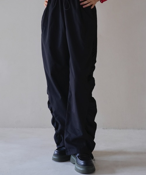 uenui ウニュイ waist frill layered pants uenui ウニュイ waist frill layered pants
