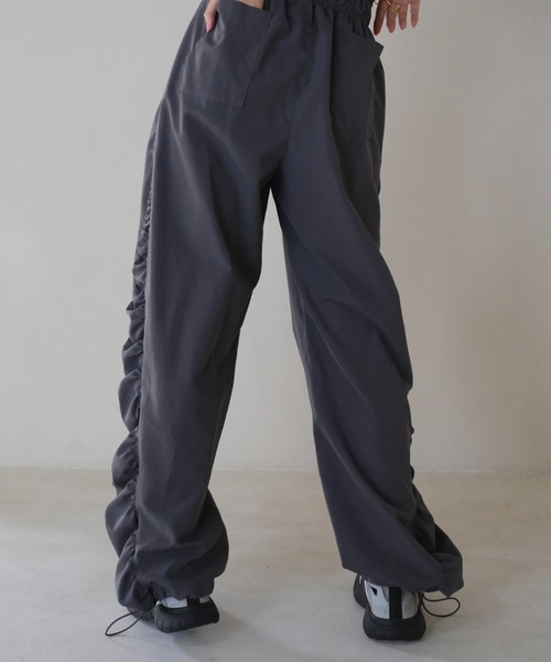 uenui ウニュイ many way pants ナイロンパンツ Black uenui ウニュイ many way pants ナイロンパンツ Black