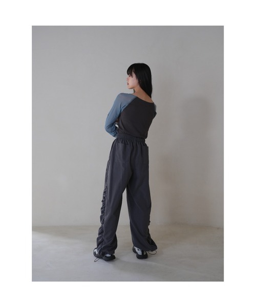 uenui ウニュイ many way pants ナイロンパンツ Black uenui many way pants