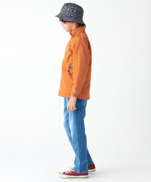 KRIFF MAYER Kid's Collection（クリフメイヤーキッズコレクション）の「【フードがしまえる】お出かけシャカジャケット（ナイロンジャケット・キッズ・チャコール/ターコイズブルー/セージグリーン/オレンジ・130/150/170/120/140/160）」の16枚目の写真