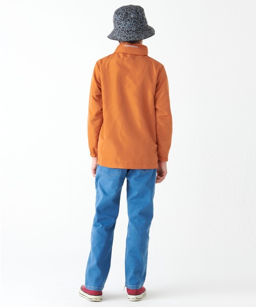 KRIFF MAYER Kid's Collection（クリフメイヤーキッズコレクション）の「【フードがしまえる】お出かけシャカジャケット（ナイロンジャケット・キッズ・チャコール/ターコイズブルー/セージグリーン/オレンジ・130/150/170/120/140/160）」の17枚目の写真