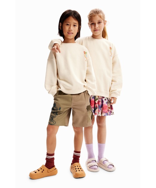 【セール】パームツリーイラスト スウェットシャツ（スウェット）｜Desigual（デシグアル）