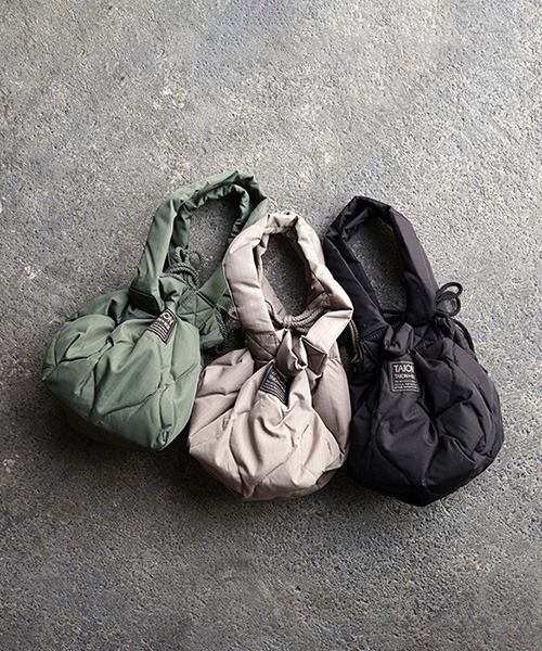 TAION（タイオン）の「TAION タイオン ミリタリー ダウントートバッグS（トートバッグ・メンズ・オリーブ/ブラック/ベージュ・SMALL）」の11枚目の写真