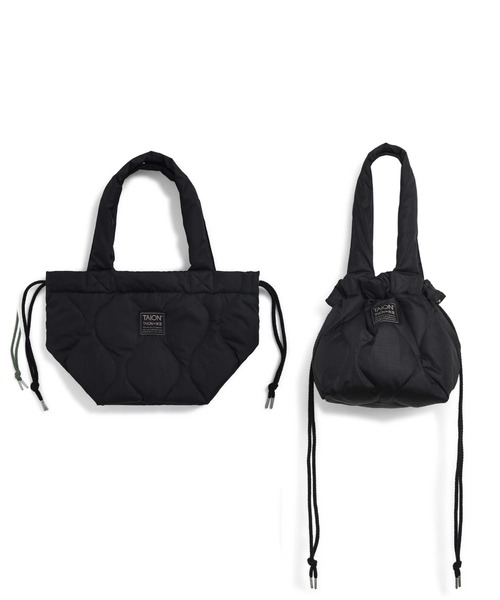 TAION（タイオン）の「TAION タイオン ミリタリー ダウントートバッグS（トートバッグ・メンズ・オリーブ/ブラック/ベージュ・SMALL）」の12枚目の写真