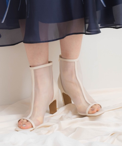 NOELA（ノエラ）の「シアーブーツ（ブーツ・レディース・オフホワイト/ブラック/ベージュ・S/M/L）」の6枚目の写真